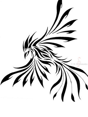 Tribal Phoenix Tattoo Designs Picture 4