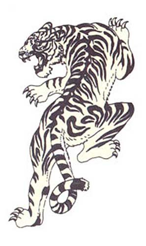 Japanese Tattoo Tiger