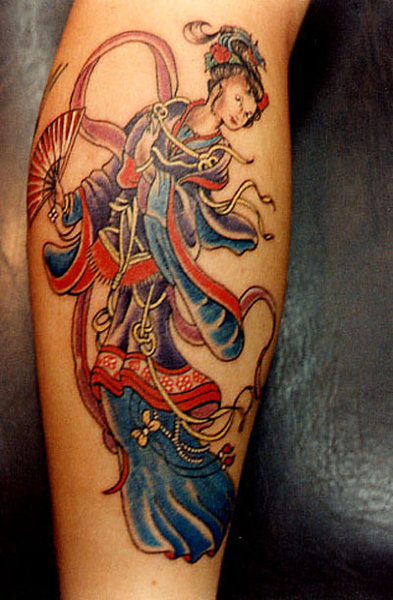 Geisha Tattoo Art Exotic