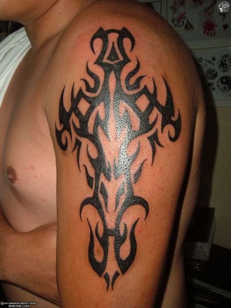 Tribal tattoos as the name