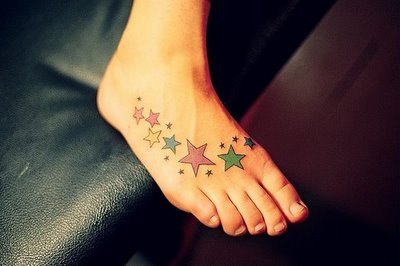 Cool Star Tattoos foot
