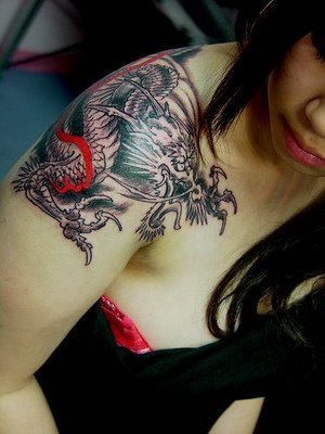 Japanese+dragon+tattoos+for+women