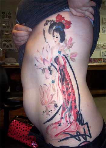 geisha tattoo designs