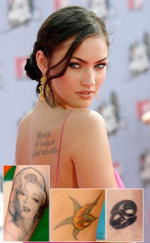 Megan Fox Back Tattoo4 300x193 Megan Fox Back Tattoo Megan Fox Back Tattoo