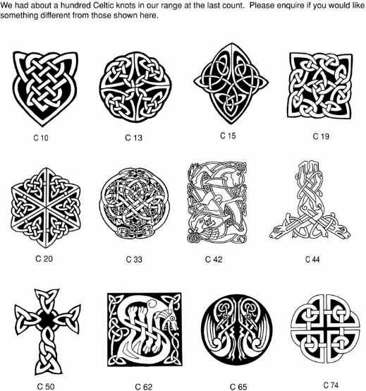 Ancient Celtic Tattoo designs.