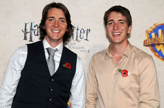 Oliver and James Phelps (twins) couple